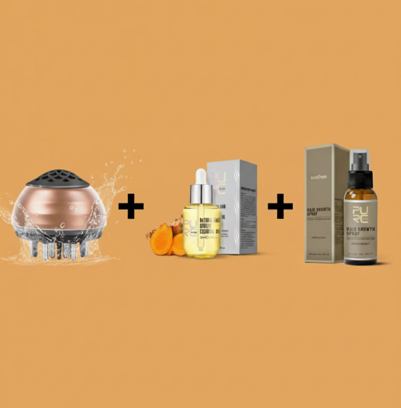 Ginger Scalp Revival Kit (3-in-1 Hair Growth System)