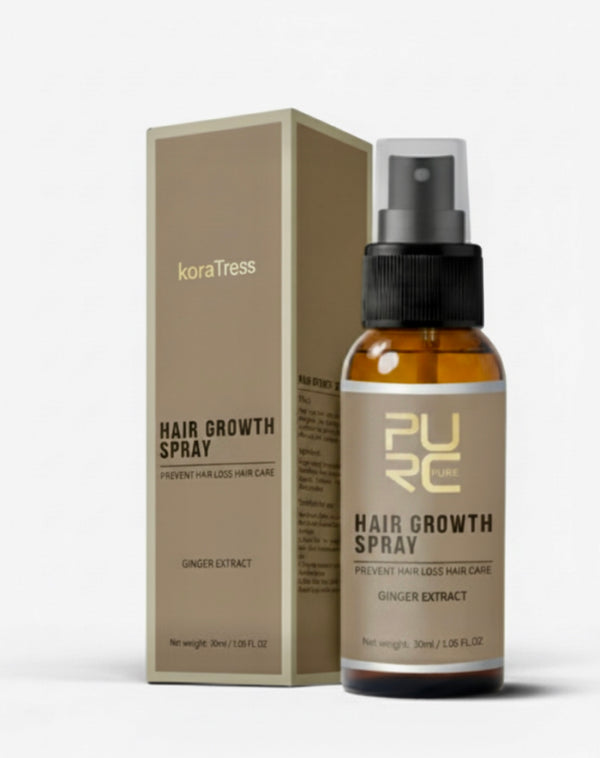 KoraTress Natural Hair Growth Spray - Ginger Root Strength formula