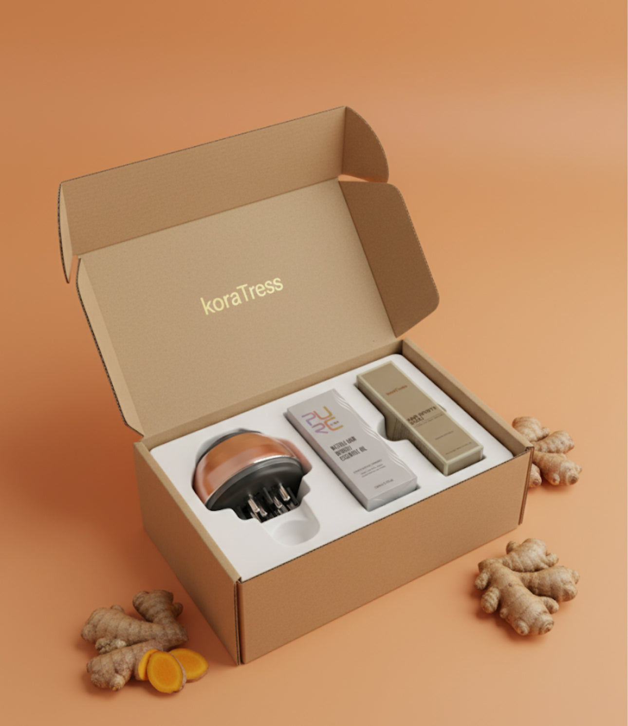 Ginger Scalp Revival Kit (3-in-1 Hair Growth System)