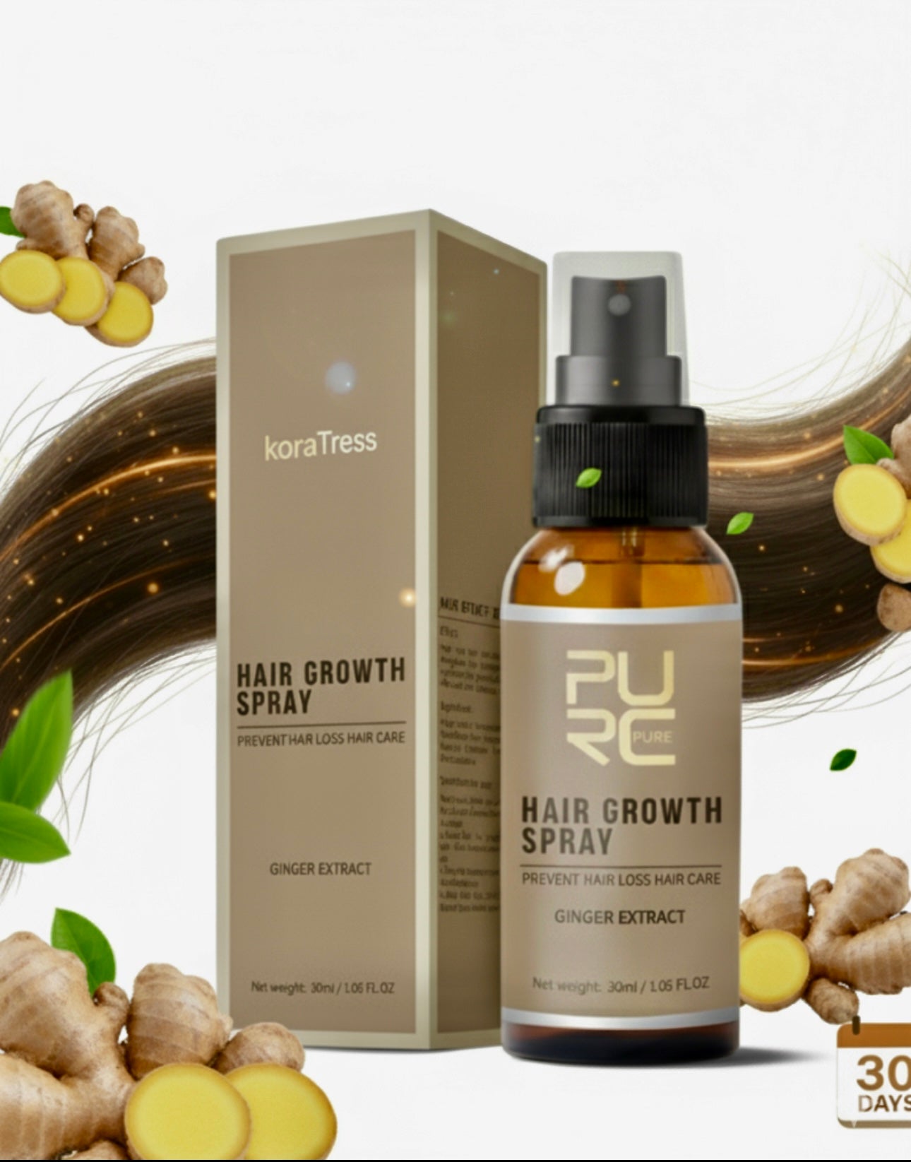 Ginger Scalp Revival Kit (3-in-1 Hair Growth System)